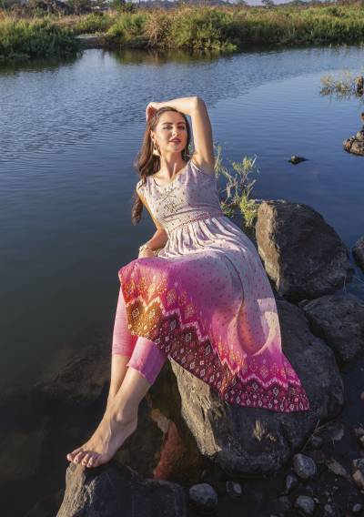 Wishful By Kiana Designer Fancy Wear Kurti Collection